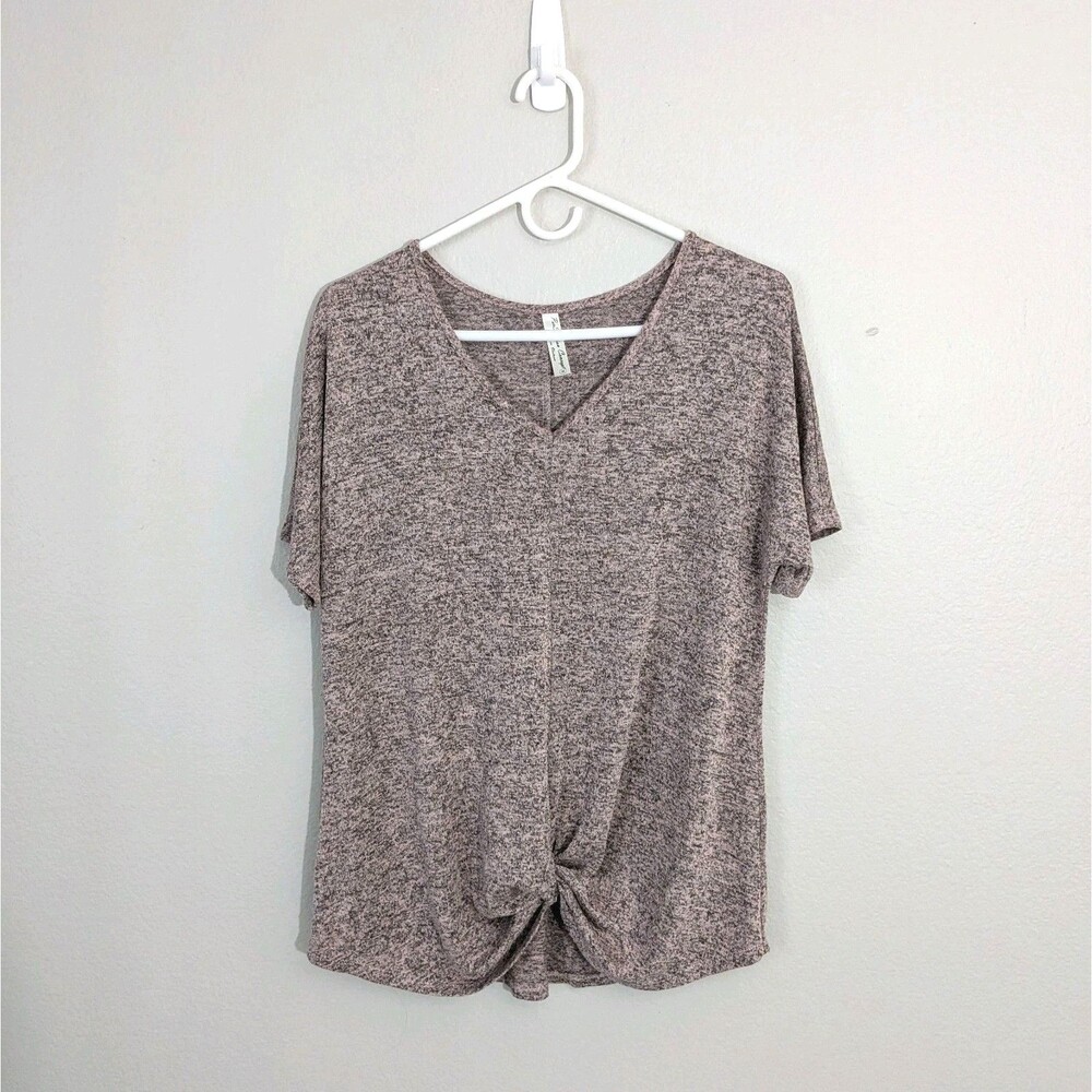 Women's M Top Pink/Black Stretch by PerSeption Concept